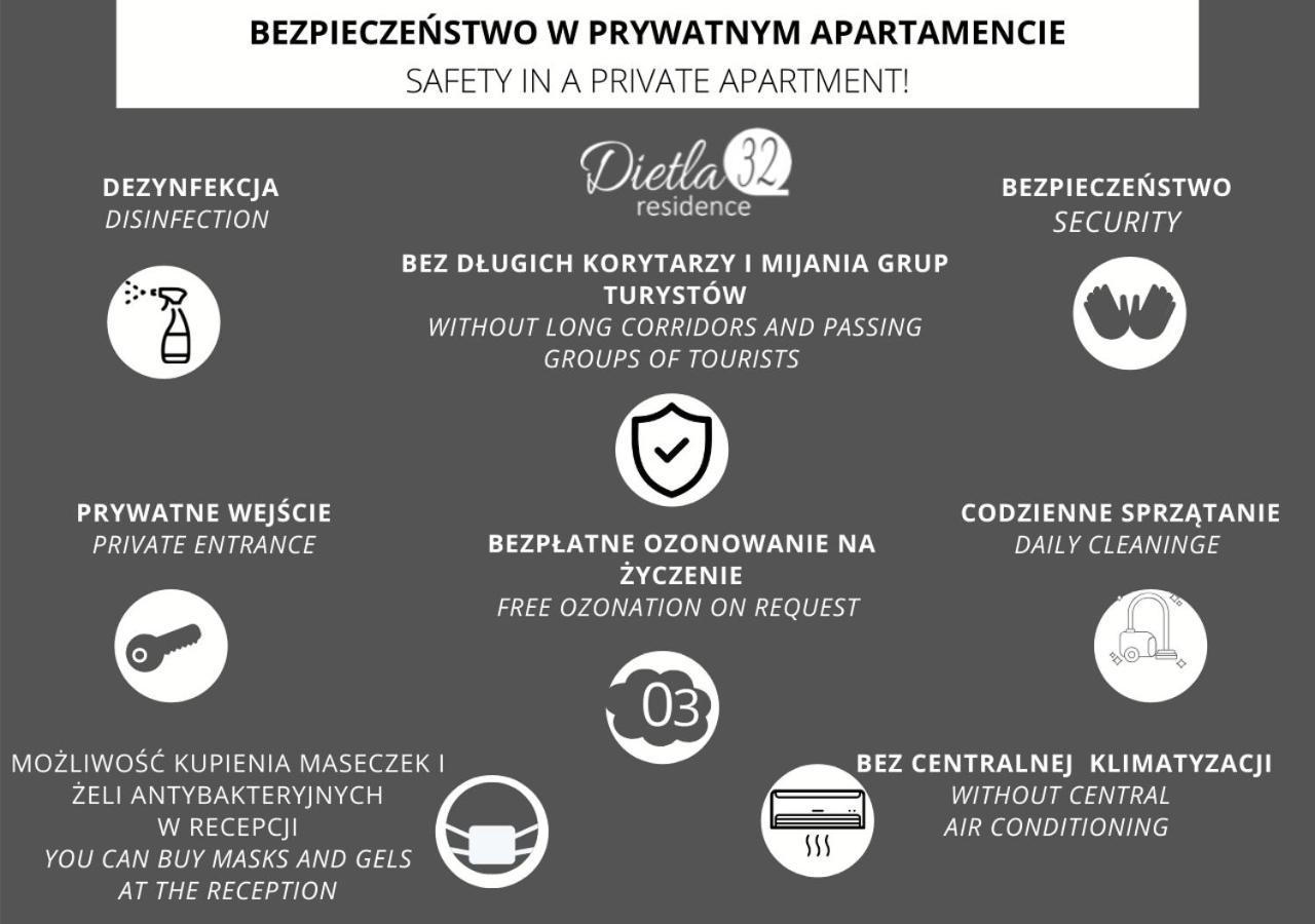 Dietla 32 Residence - Ideal Location In The Heart Of Krakow, Between Main Square And Kazimierz District Exteriör bild